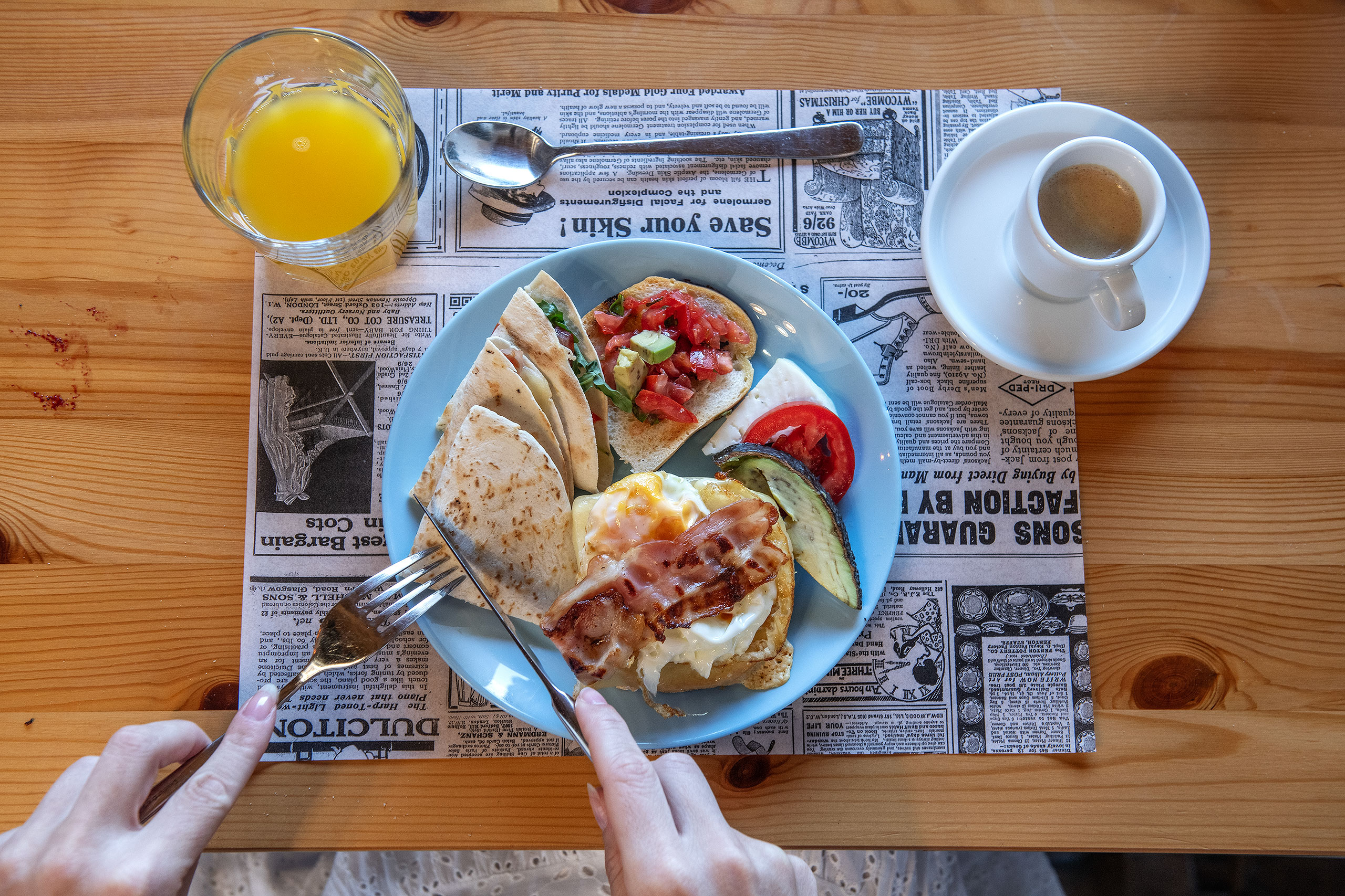 Desayuno abundante Finca Marisa