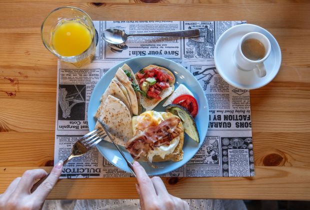 Desayuno abundante Finca Marisa