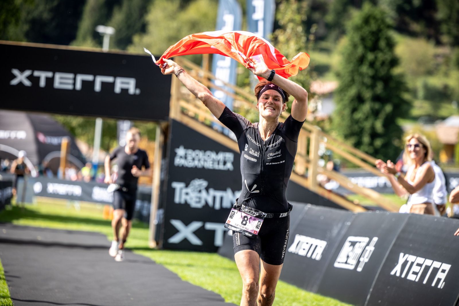 Carole Perrot linea de meta Xterra