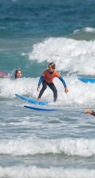 Surfing Famara Beach Boy