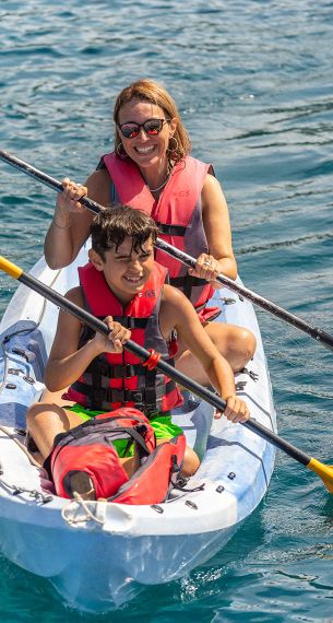 Kayak Mother and Son Lanzarote